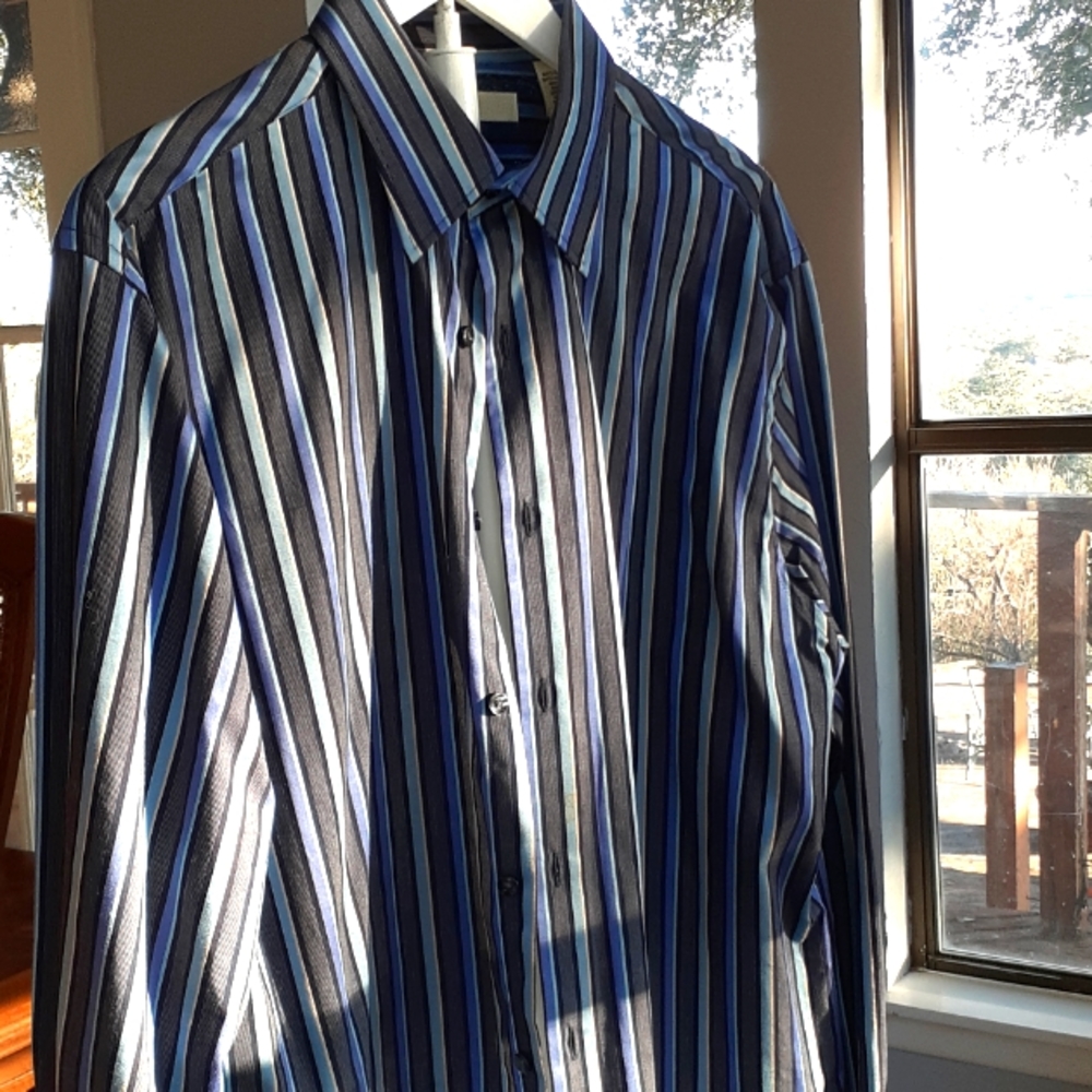 Striped,long sleeve casual shirt